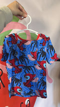 Stitch Spider-Man Short Sleeve & Shorts Set