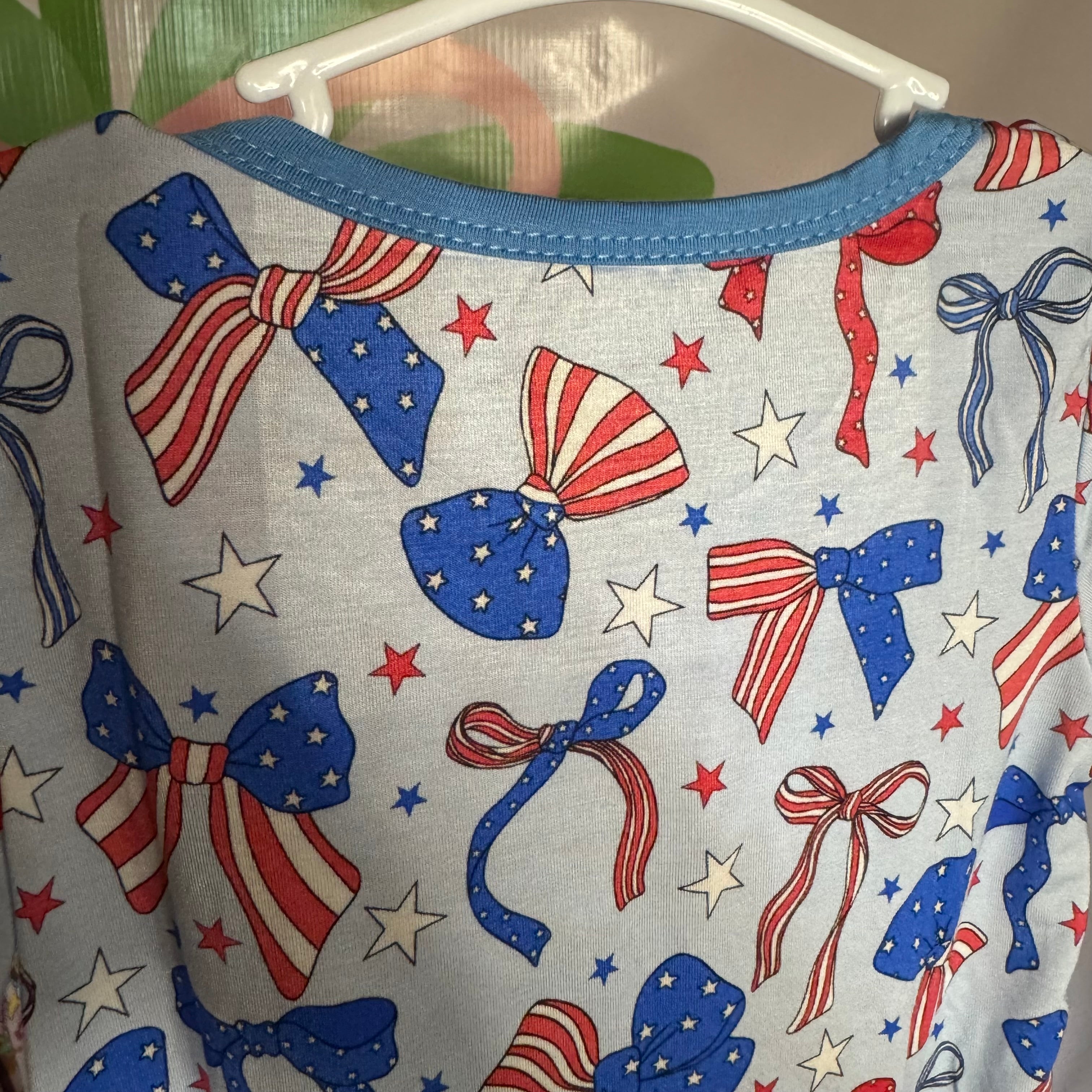 Bows Short Sleeve & Pocket Shorts Set
