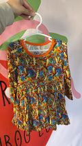 Tigger Bodysuit Twirl Dress with Snaps