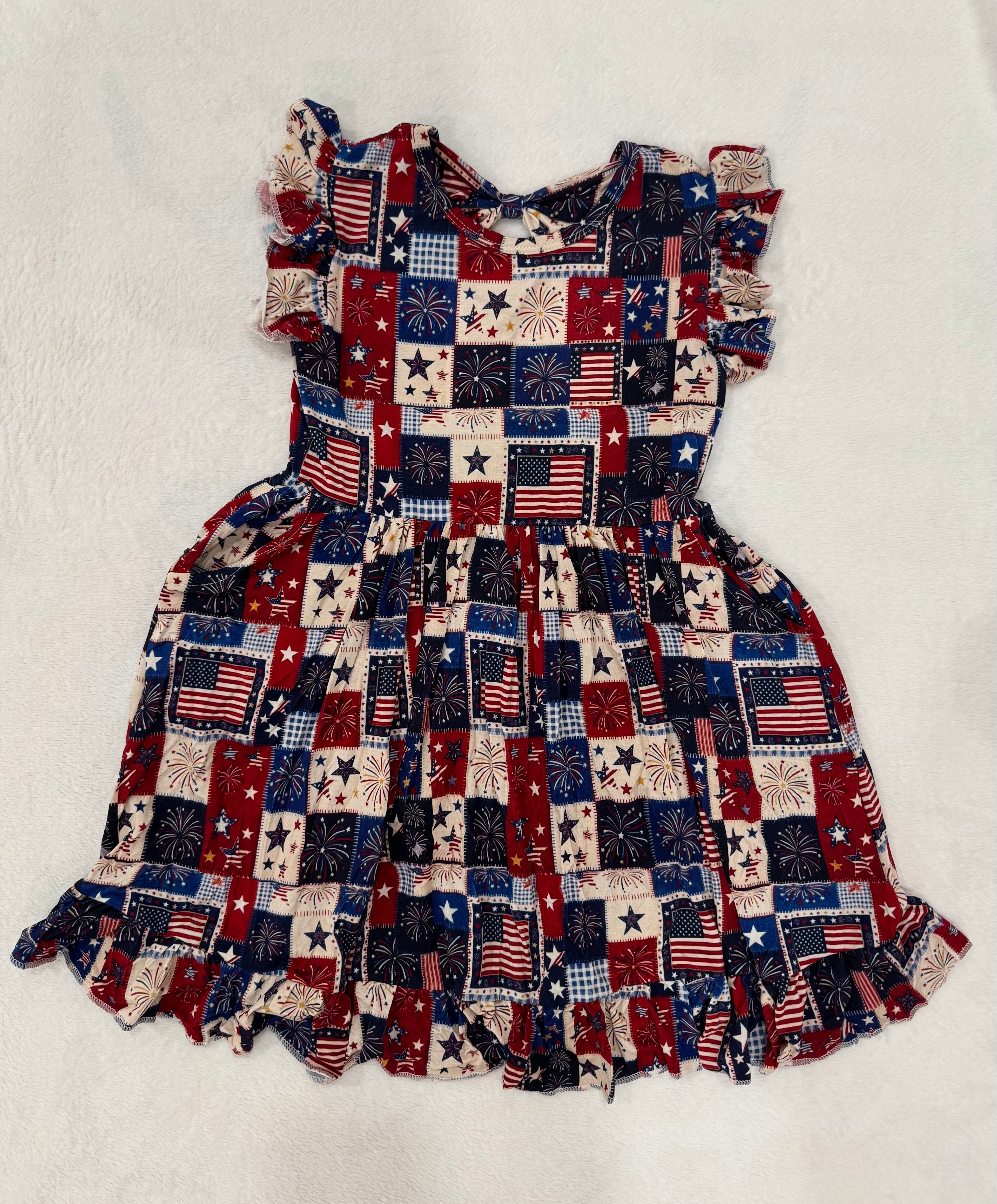 Patchwork Twirl Dress