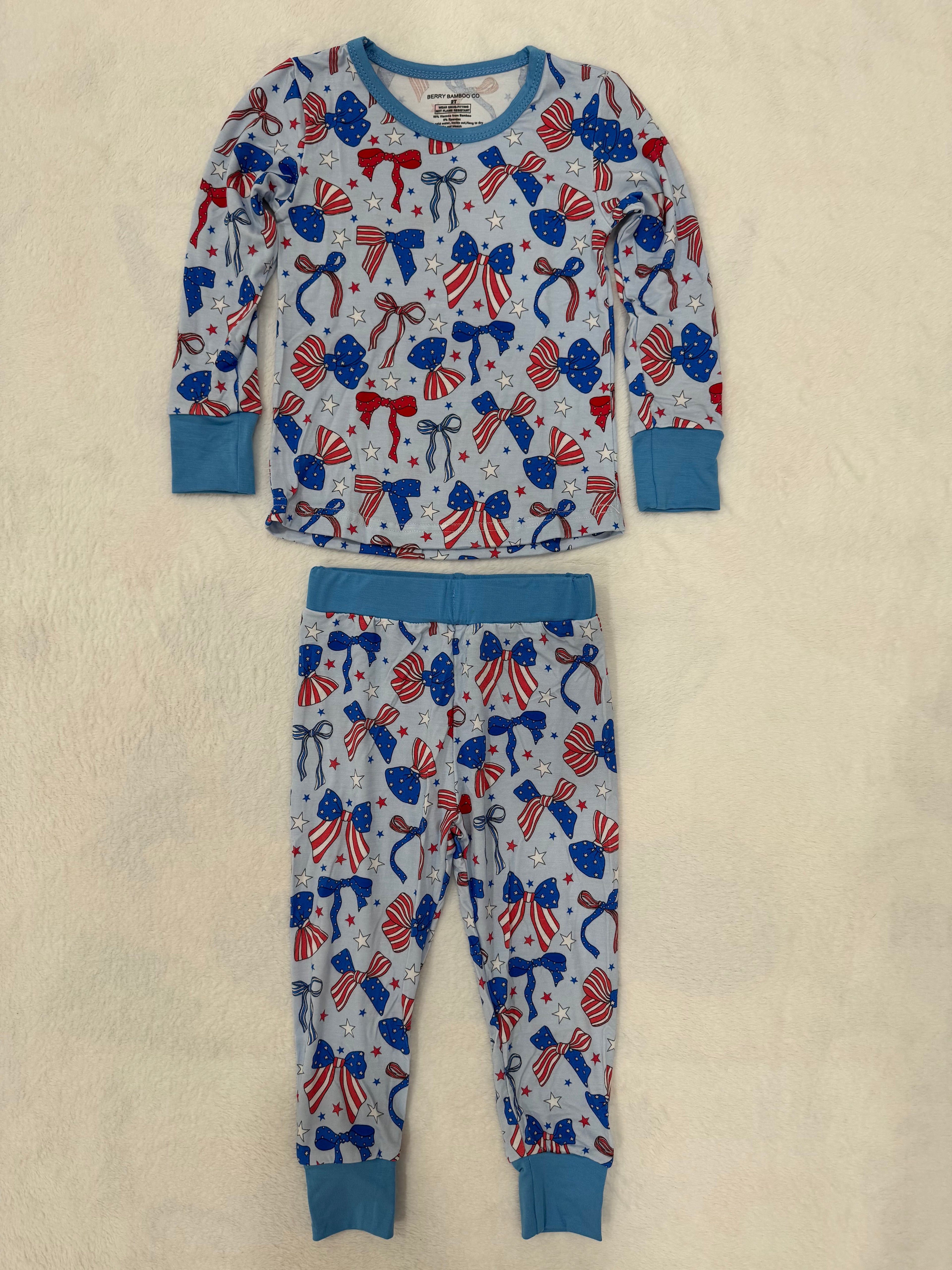 Bows Long Sleeve & Pants Set